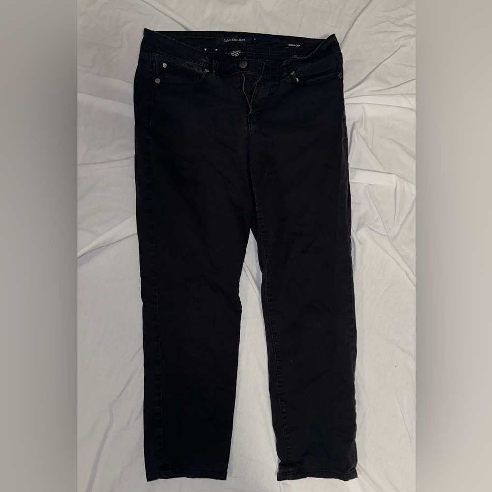 Size 8 Calvin Klein black jeans